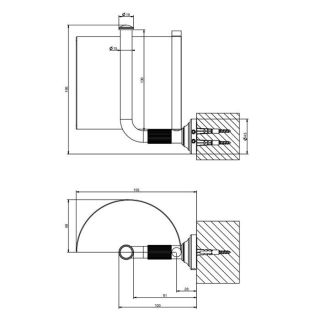 Бумагодержатель Gessi Venti20 65449.031 хром